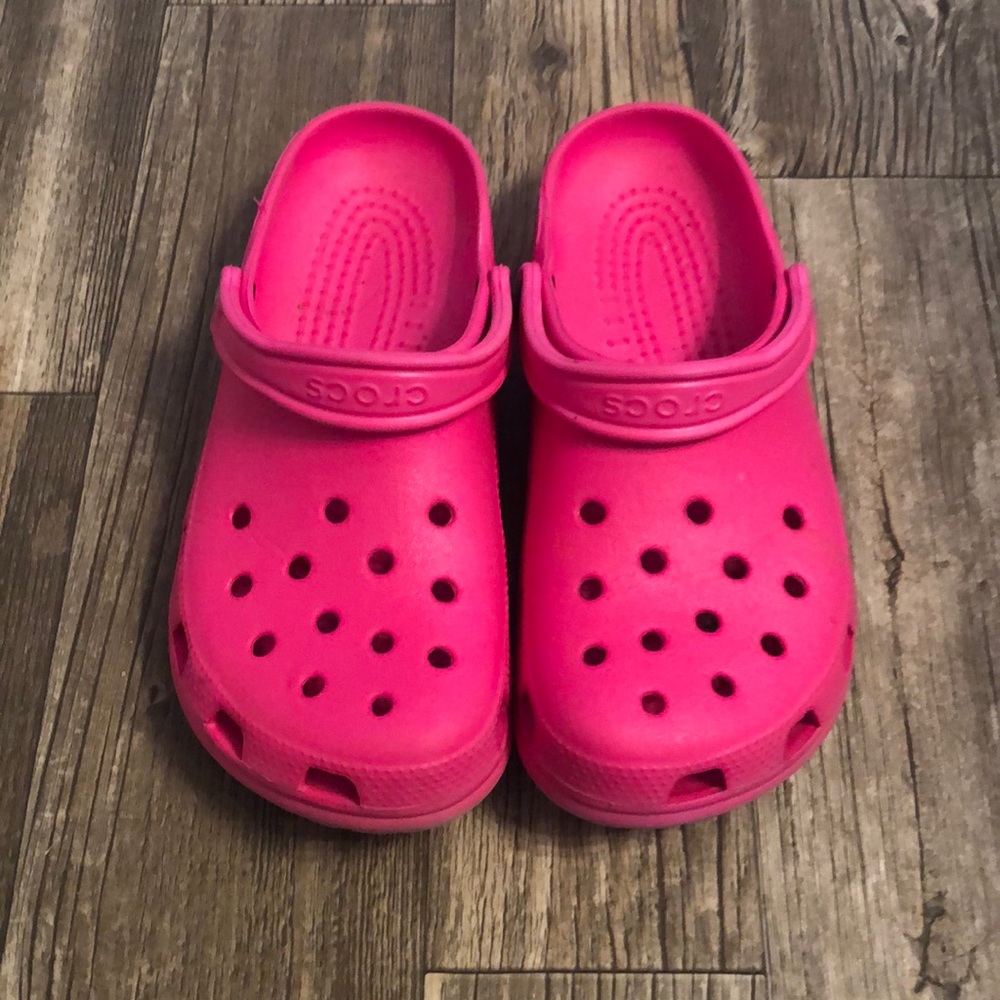 Hot Pink Crocs